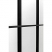Lustro ścienne Finestra 90x180 cm czarne - Kare