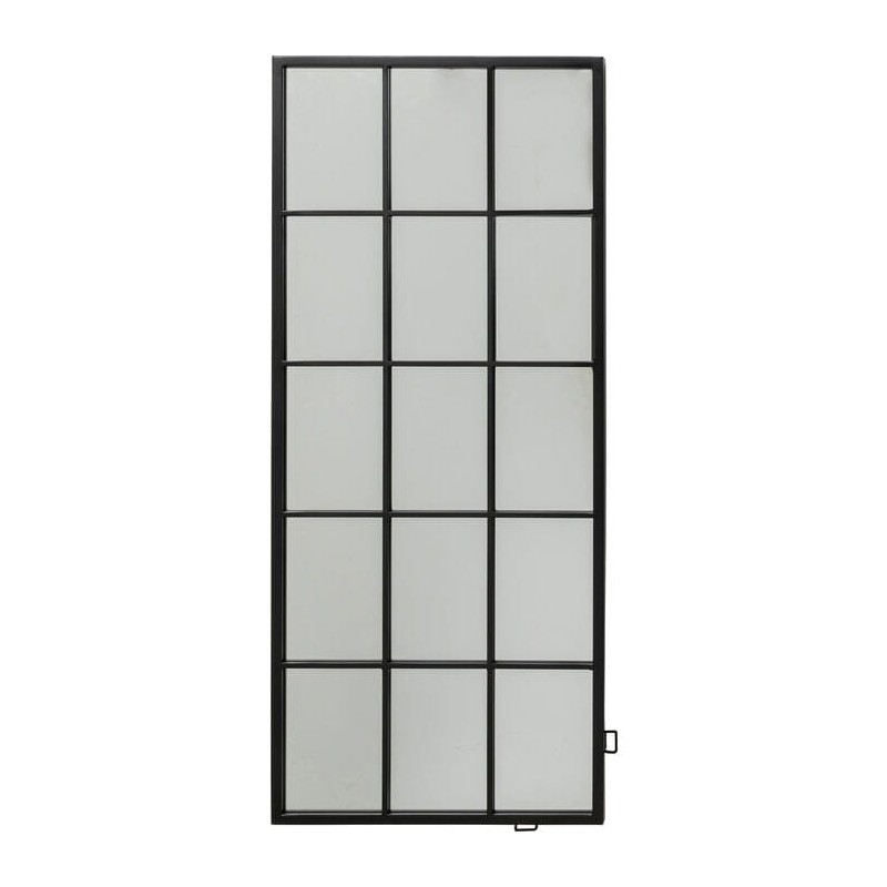 Lustro ścienne Finestra 60x140 cm czarne - Kare