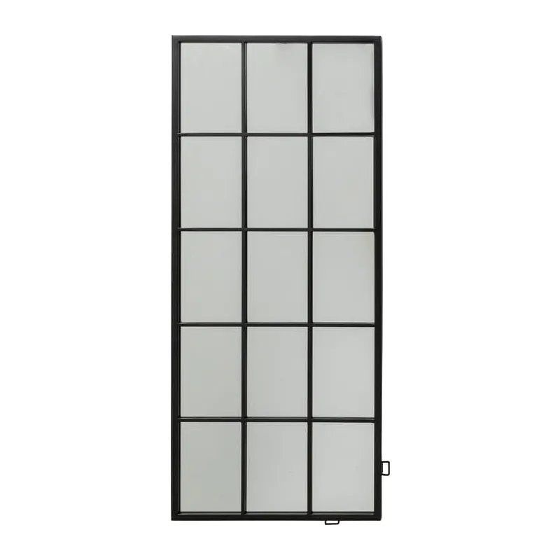 Lustro ścienne Finestra 60x140 cm czarne - Kare