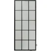 Lustro ścienne Finestra 60x140 cm czarne - Kare