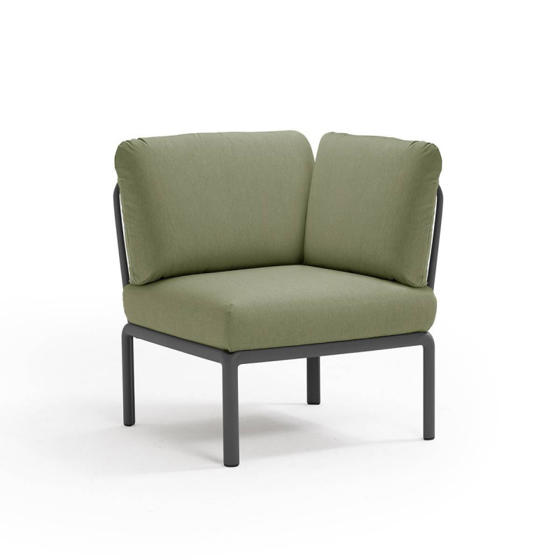 Nardi Sofa Komodo E. Angolo Antracyt-Giungla