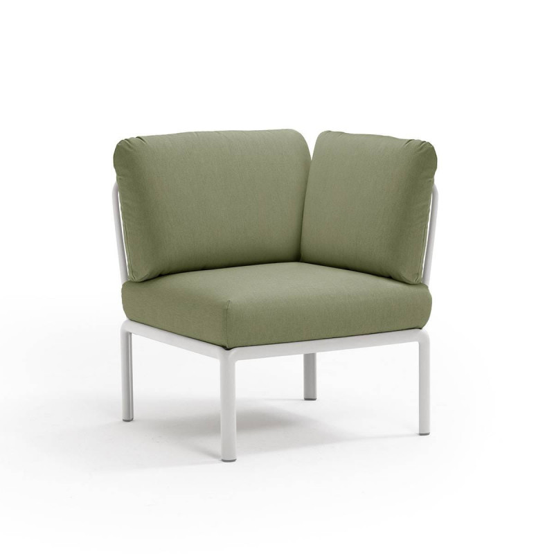 Nardi Sofa Komodo E. Angolo Bianco-Giungla