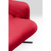 Fotel obrotowy Oscar Velvet czerwony - Kare