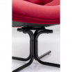 Fotel obrotowy Oscar Velvet czerwony - Kare