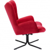 Fotel obrotowy Oscar Velvet czerwony - Kare