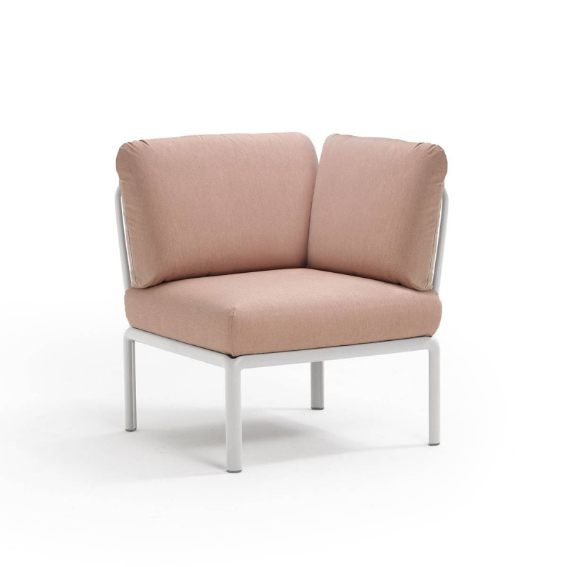 Nardi Sofa Komodo E. Angolo Bianco-Rosa