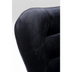 Fotel obrotowy Oscar Velvet czarny - Kare