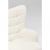 Fotel obrotowy Oscar Boucle kremowy - Kare