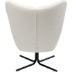 Fotel obrotowy Oscar Boucle kremowy - Kare