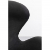 Fotel obrotowy Lounge Gun Metal czarny - Kare
