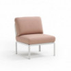 Nardi Sofa Komodo E. Centrale Bianco-Rosa
