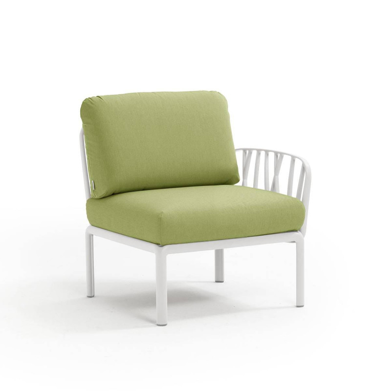 Nardi Sofa Komodo E. Terminale Bianco-Avocado