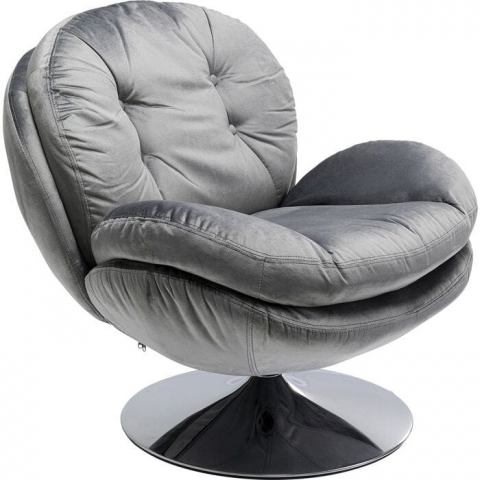 Fotel obrotowy Cosy szary -...