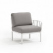 Nardi Sofa Komodo E. Terminale Bianco-Grigio