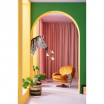 Fotel obrotowy Cosy musztardowy - Kare