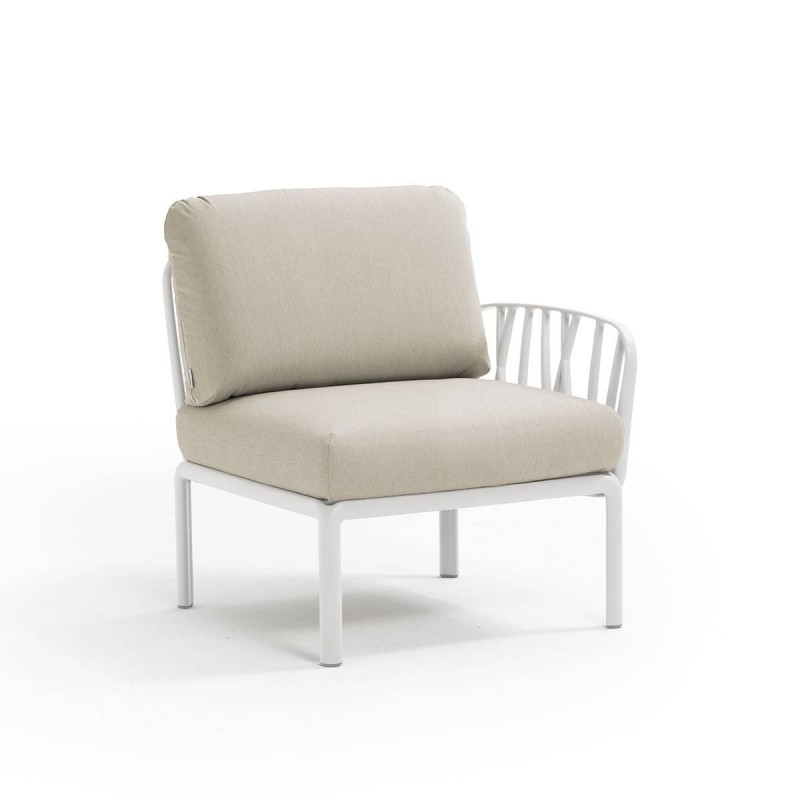 Nardi Sofa Komodo E. Terminale Bianco-Panama
