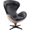 Fotel obrotowy Lounge czarny - Kare