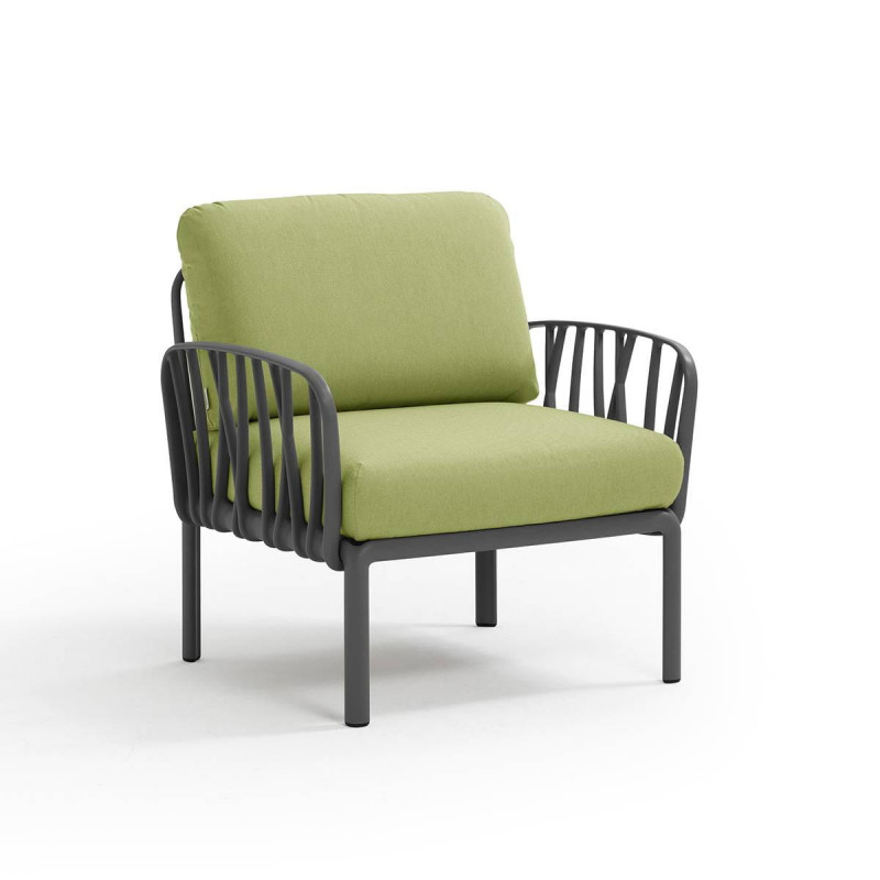 Nardi Sofa Komodo Poltrona Antracyt-Avocado