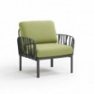 Nardi Sofa Komodo Poltrona Antracyt-Avocado