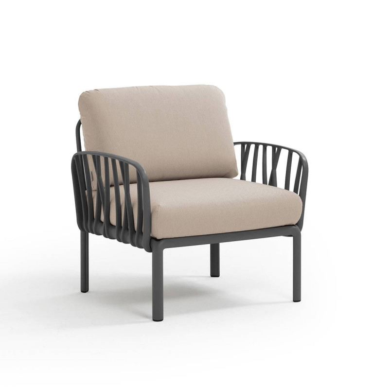 Nardi Sofa Komodo Poltrona Antracyt-Canvas