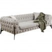 Sofa Bellissima 240 cm taupe- Kare