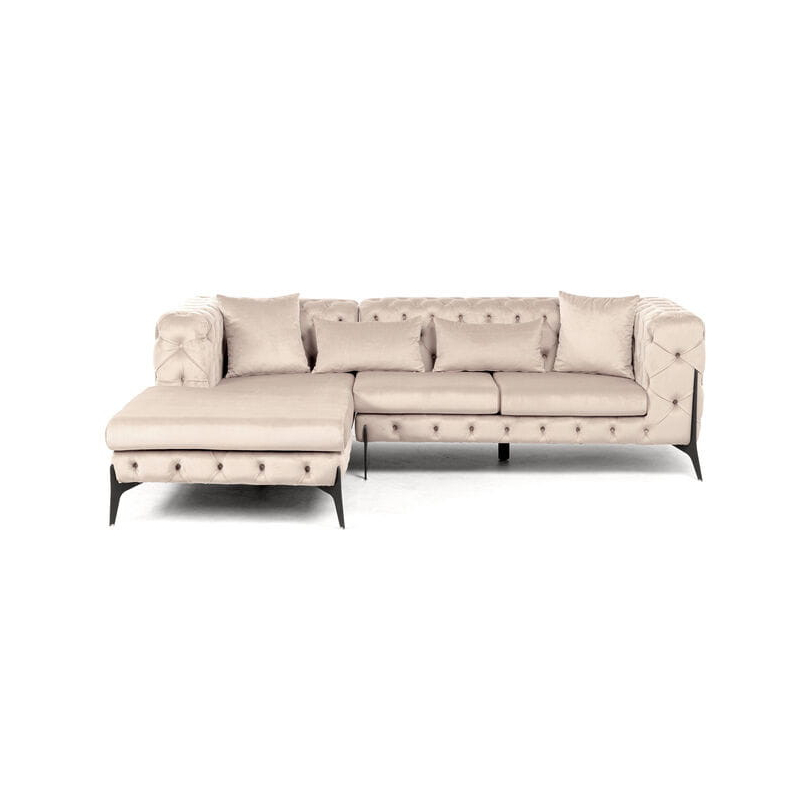 Sofa narożna lewa Bellissima taupe - Kare