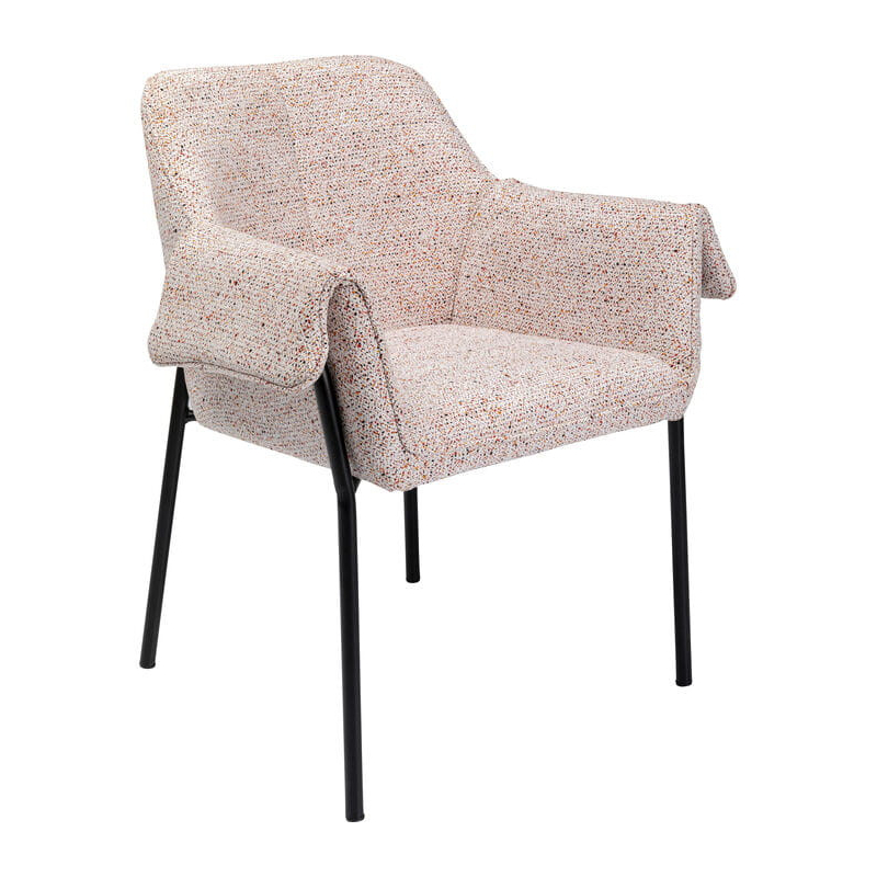 Krzesło Bess Beige Flitter beżowy - Kare