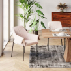 Krzesło Bess Beige Flitter beżowy - Kare