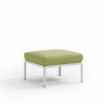 Nardi Sofa Komodo Pouf Bianco-Avocado