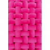 Ławka Weave różowy 66 cm - Kare