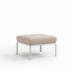 Nardi Sofa Komodo Pouf Bianco-Canvas