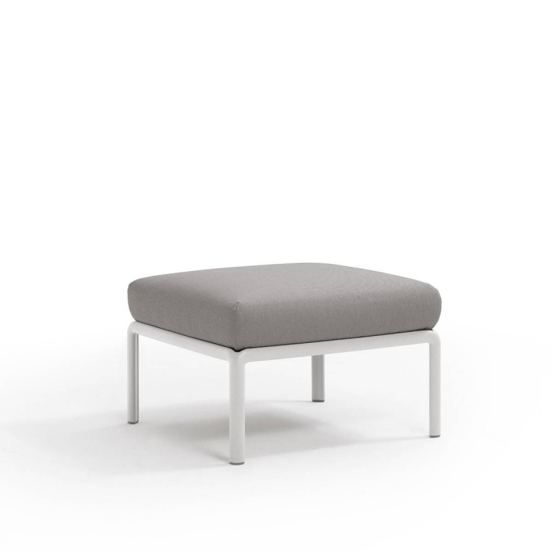 Nardi Sofa Komodo Pouf Bianco-Grigio