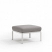 Nardi Sofa Komodo Pouf Bianco-Grigio