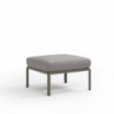Nardi Sofa Komodo Pouf Brąz-Grigio