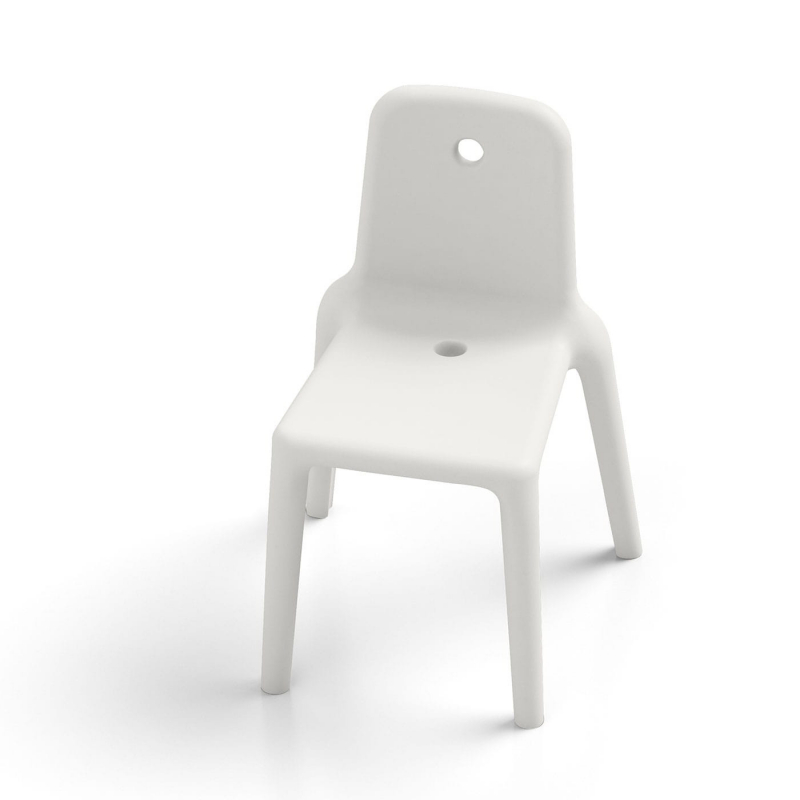 Krzesło Mellow białe PRL - Lyxo Design