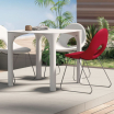 Krzesło Candy Sledge białe PRL - Lyxo Design