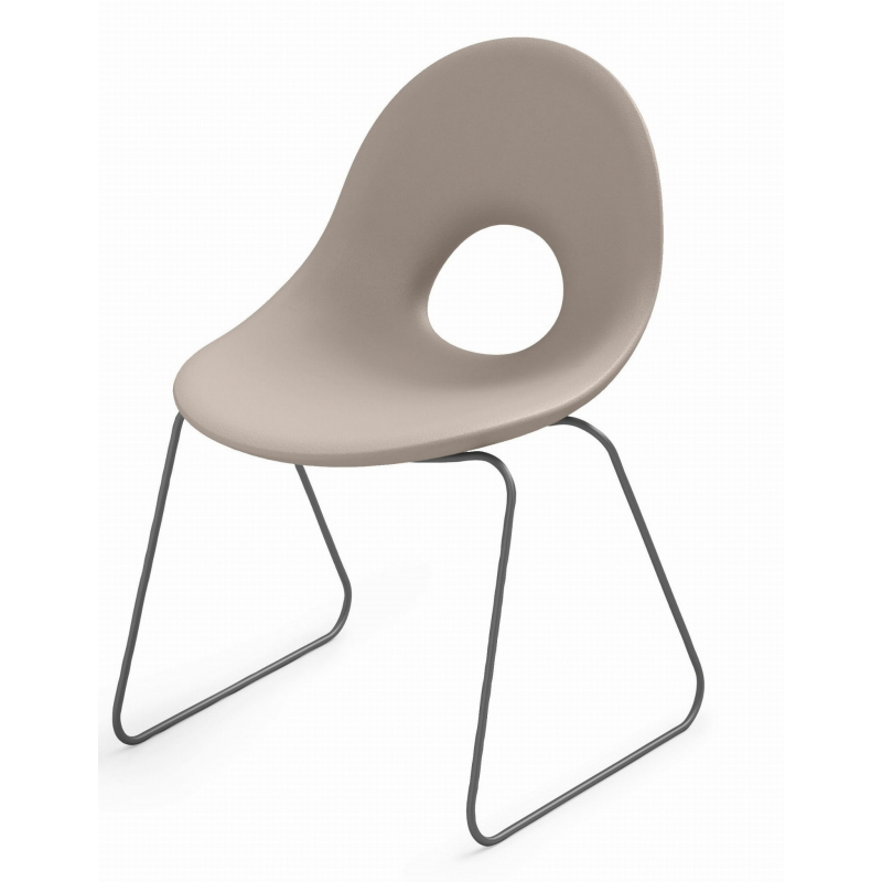 Krzesło Candy Sledge beżowe AMB - Lyxo Design