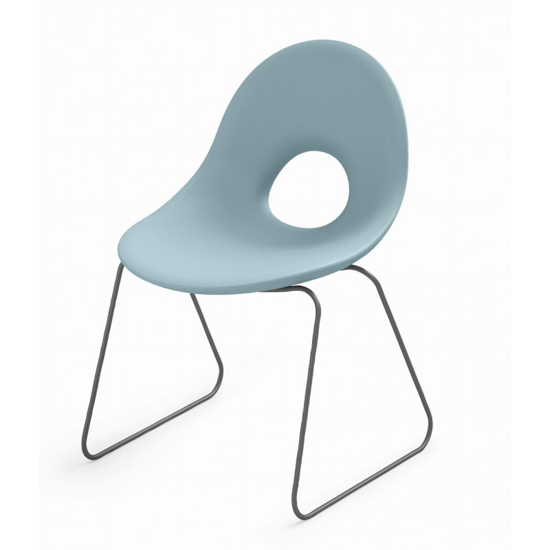 Krzesło Candy Sledge jasnoniebieskie ZFR - Lyxo Design
