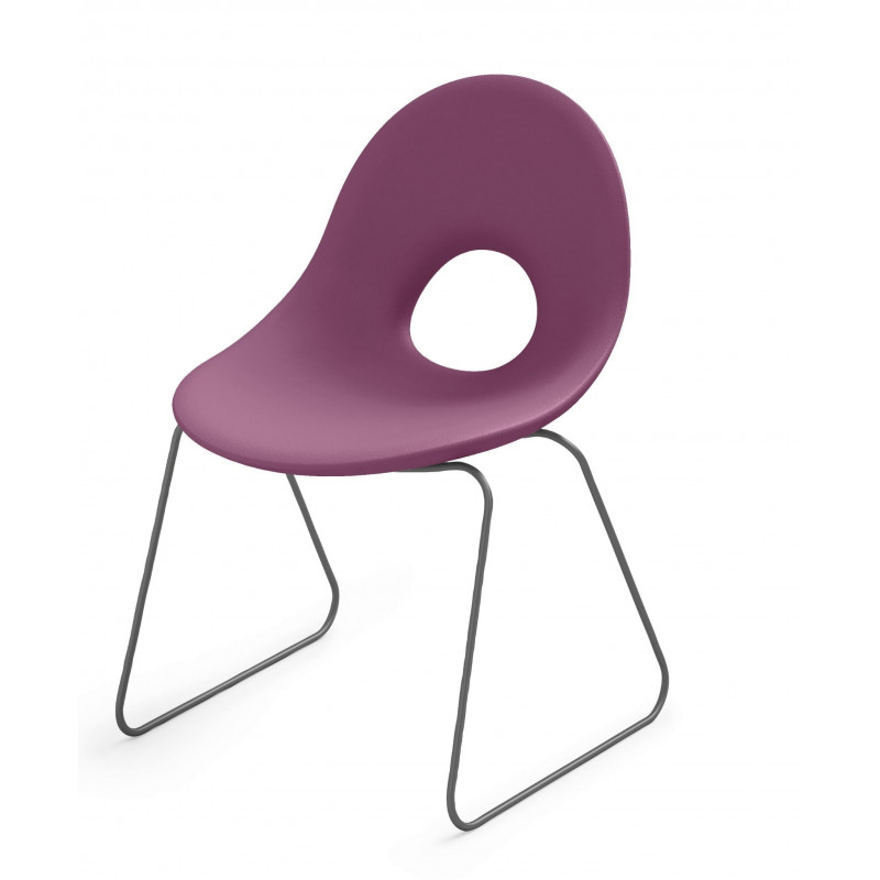 Krzesło Candy Sledge fioletowe AMT - Lyxo Design