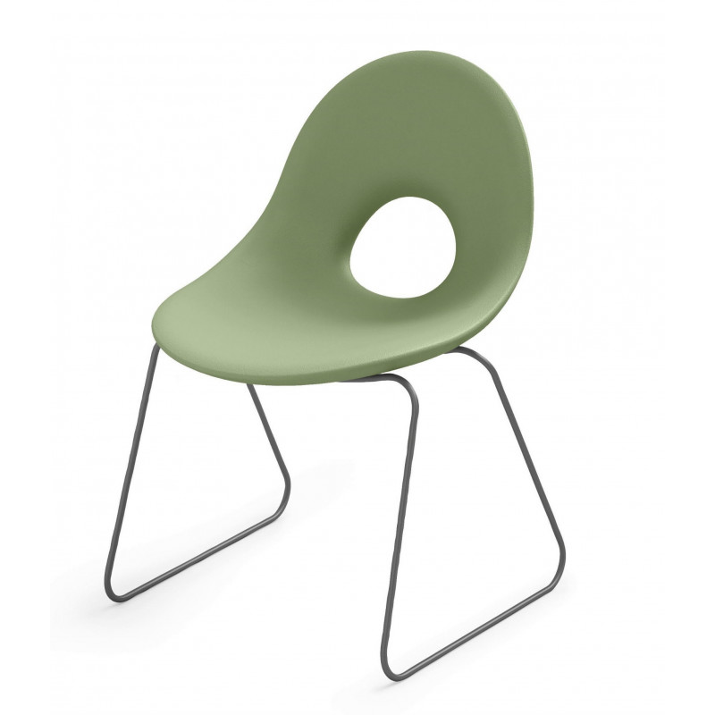 Krzesło Candy Sledge zielony AGT - Lyxo Design