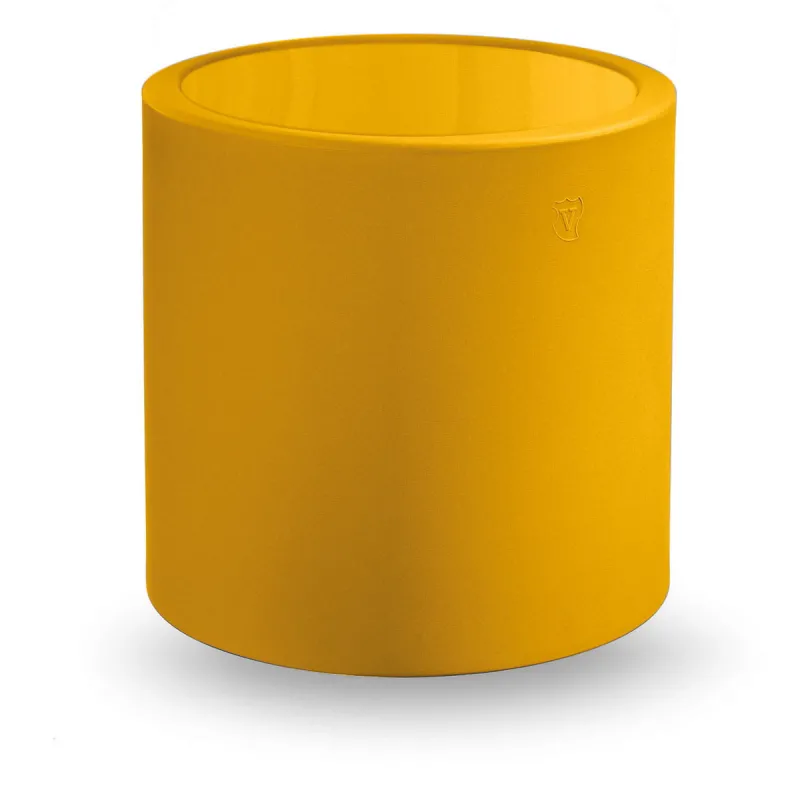 Stolik kawowy Cylinder żółty - Lyxo Design