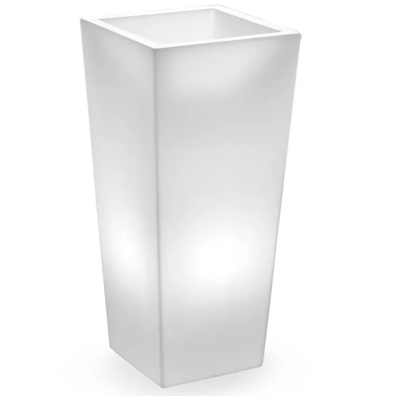 Donica Genesis Luminous Square Cache-Pot RGBW LED - Lyxo Design