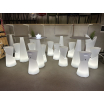 Podstawa podświetlana RGBW LED do stołu barowego Tiffany 110 cm  - Lyxo Design
