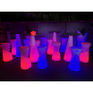 Podstawa podświetlana RGBW LED do stołu barowego Tiffany 110 cm  - Lyxo Design