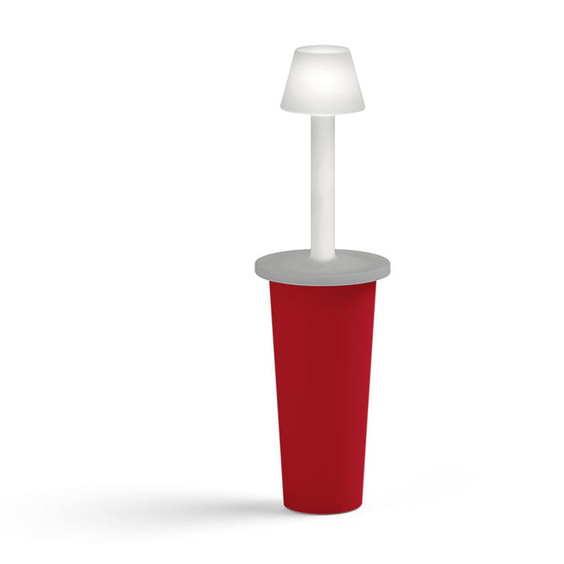 Stół barowy Mai Tai RGBW LED czerwony - Lyxo Design