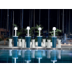 Stół barowy Mai Tai RGBW LED czerwony - Lyxo Design