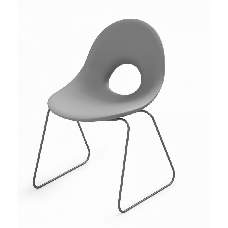Krzesło Candy Sledge szary FER - Lyxo Design
