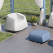 Pufa Sugar kremowa AVR - Lyxo Design