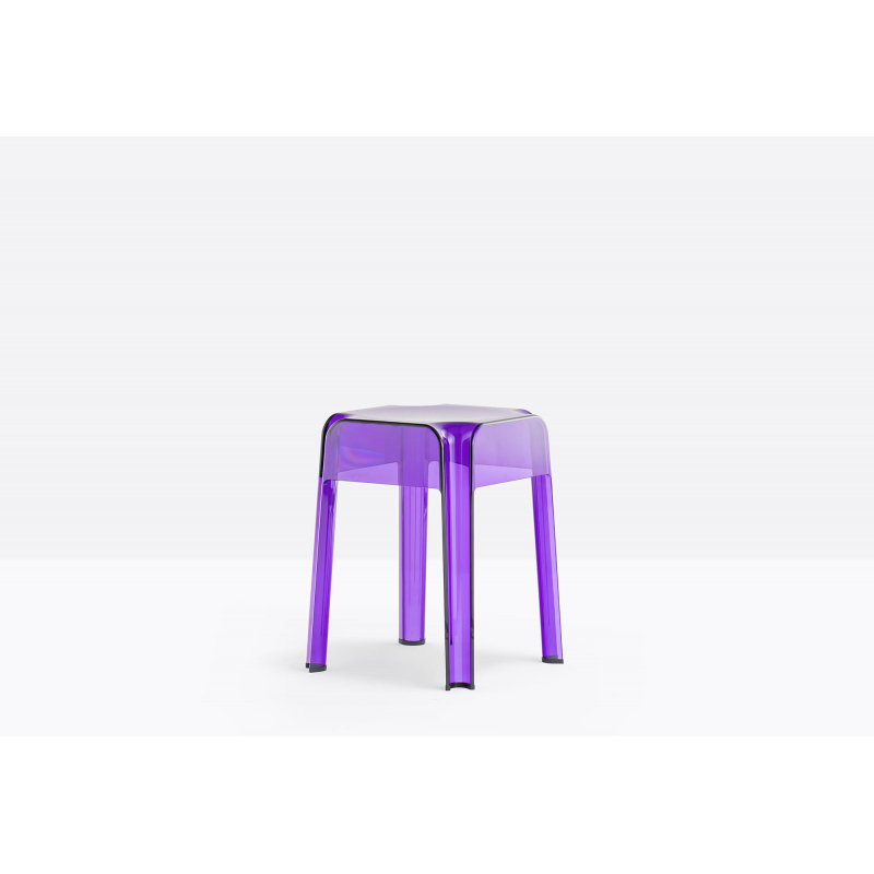 Pedrali Taboret Rubik 583 RT Czerwony - Pedrali