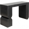 konsola Curve Black, konsola drewniana, konsola Kare Design, konsola rzeźbiarska, nowoczesny design, konsola do przedpokoju